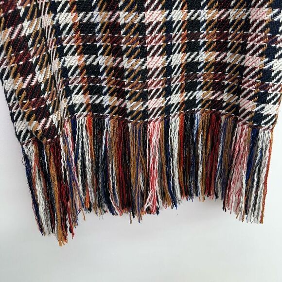 CAbi Women’s Regancy Wool Blend Multicolored Plaid Single Button Closure Coat - Picture 8 of 16
